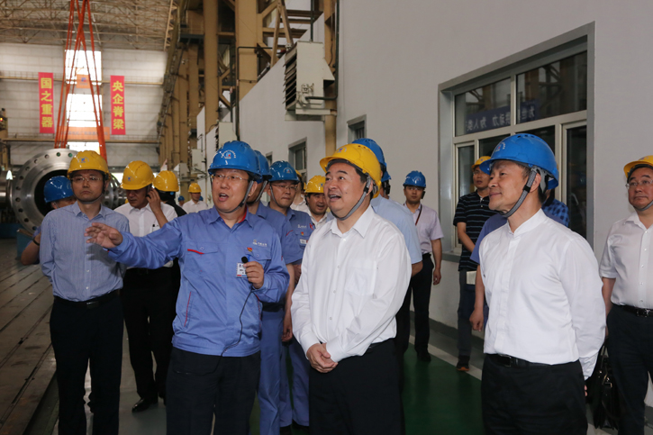 郝鹏旅行考察德赢VWIN集团所属企业电机公司